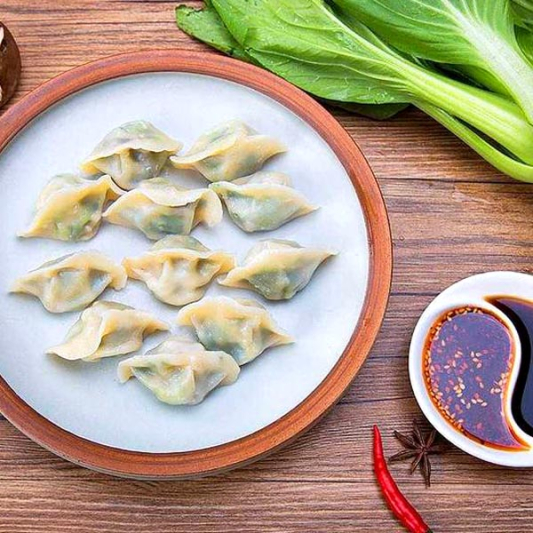 B4 Mushroom & Bok Choy Dumplings (6 pcs)
