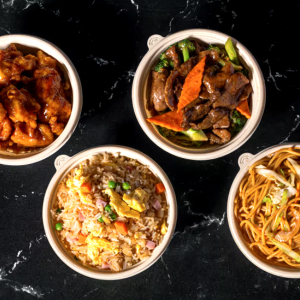 2 Large Sides and 3 Large Entrees