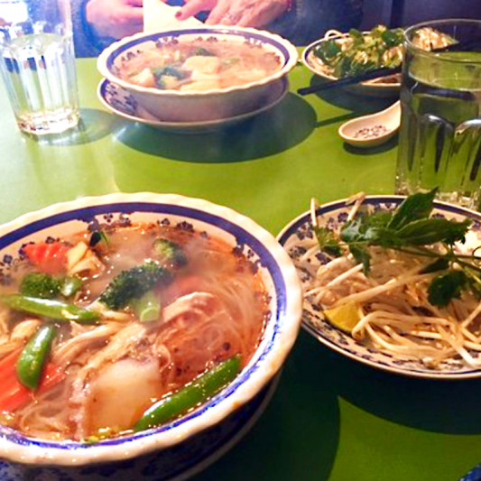 4. Vegetarian Noodle Soup (Phở)