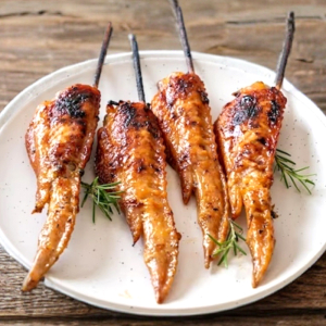 Sticky Sweet Wings (2 Skewers)