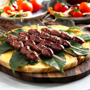 Tender Grilled Chicken Heart Skewers (5 Skewers)