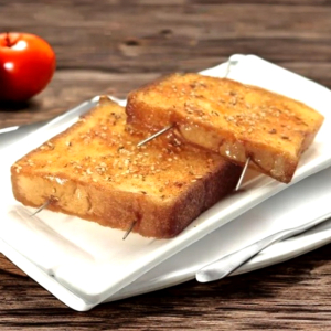 Grilled Toast Triangles (2 Skewers)