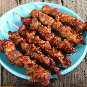 Flaming Heart  (5 Skewers)