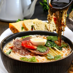 Creamy Cold Noodle Bowl