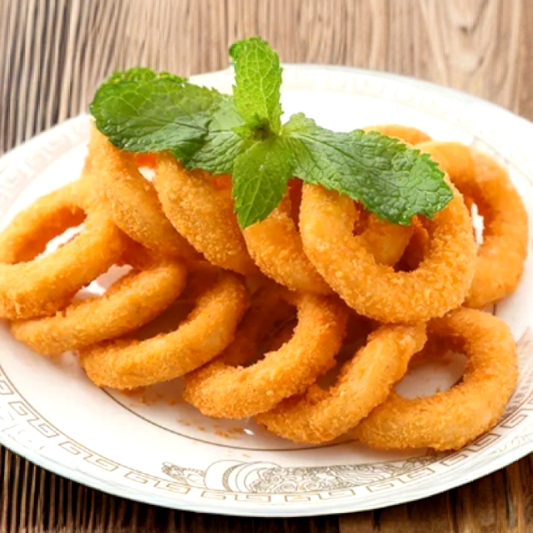 Crispy Golden Onion Circles