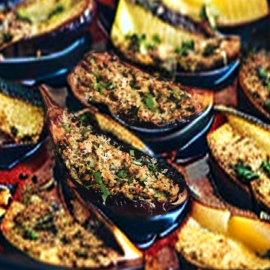 Grilled Aubergine Delight