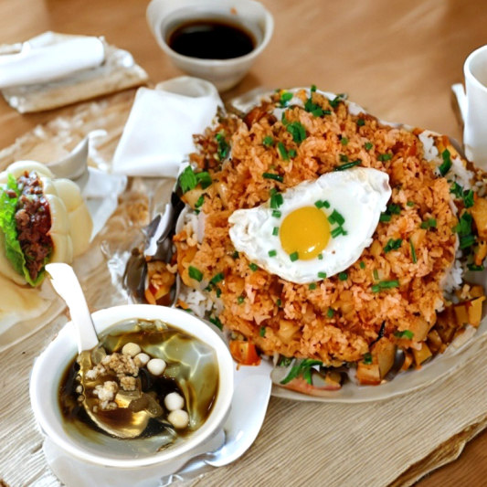 Kimchi Pork Belly & Icy Delight