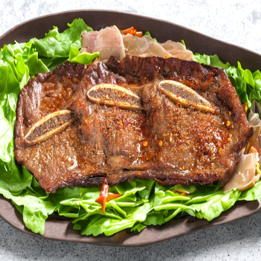 Thick Fresh Grilled Beef Ribs (2 Skewers)