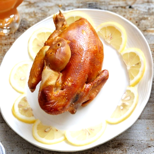 Juicy Smoked Chicken a Long Time Ago