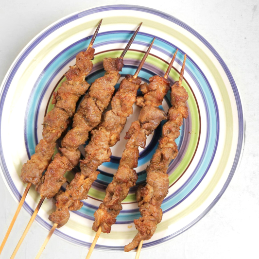 Luscious Lamb Skewers (5 Skewers)