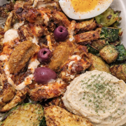 Mezza Mediterranean with Shawarma