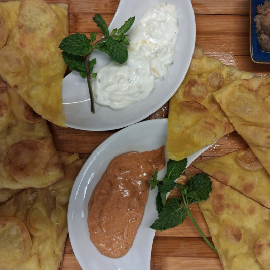 Roti Bites & Sauce Flight
