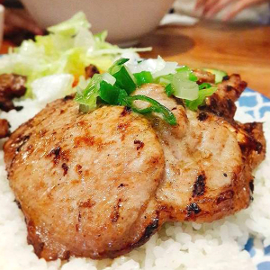 Special Small Viet Rice with Grilled Pork Chop