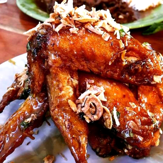 Nam's Honey Glazed Dry Chicken Wings (5 pcs)