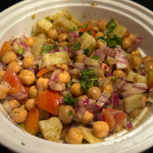 Chickpea Salad (Chana Chaat)