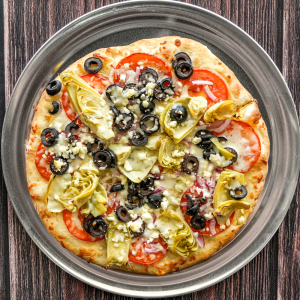 Artichoke and Feta Cheese Pizza