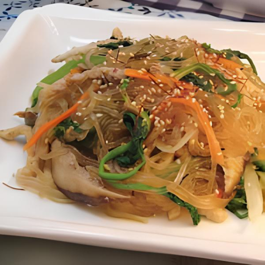 A7. Stir-Fried Glass Noodles & Vegetables