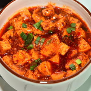 Mapo Tofu with Sea Cucumber 海参麻婆豆腐 