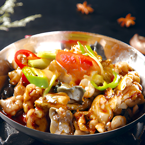 Once More Wok-Fried Clam and Bull Frog 老地方一品馋嘴蛙