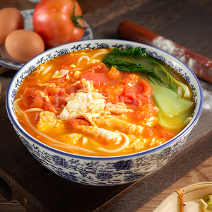 Tomato and Egg Marinated Noodles 西红柿鸡蛋打卤面