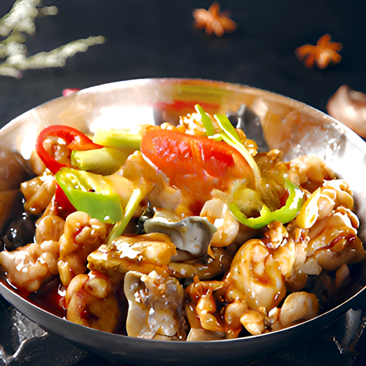 Once More Wok-Fried Clam and Bull Frog 老地方一品馋嘴蛙