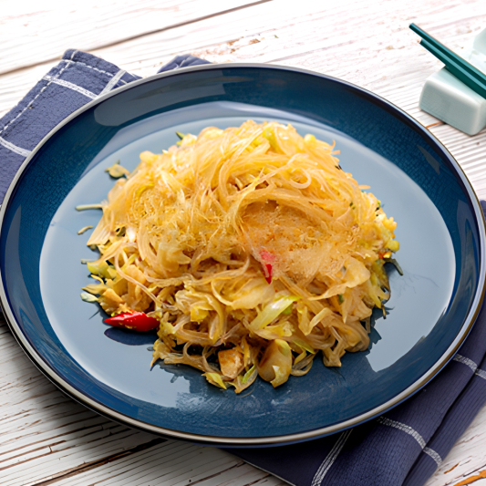 Stir-Fried Vermicelli with Sauerkraut 酸菜炒粉条