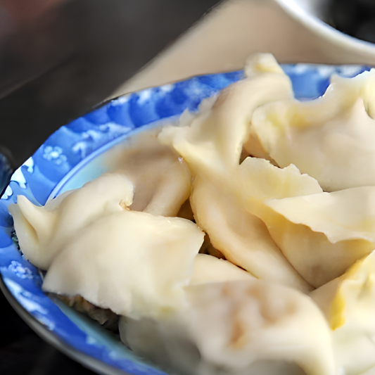 Pork Dumplings with Chives 韭菜猪肉水饺