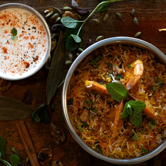 Prawn Biryani