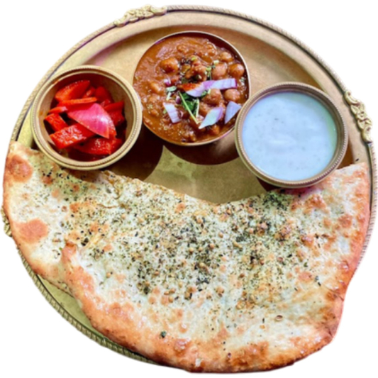Amritsari Kulcha Plate (1 Kulcha)