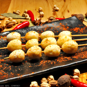 A16. Grilled Quail Eggs (4 pcs) 鹌鹑蛋串
