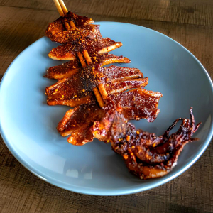 B03. Grilled Baby Squid 铁板小鱿鱼