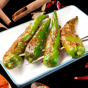 A23. Green Peppers (4 pcs) 尖椒串