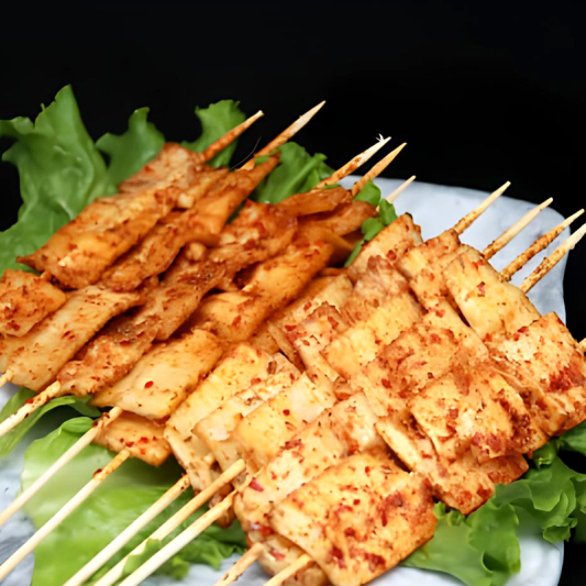 A07. Grilled Beef Tendon (4 pcs) 牛板筋