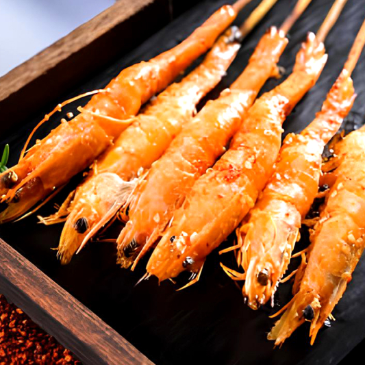 B08. Grilled Shrimp 大虾串