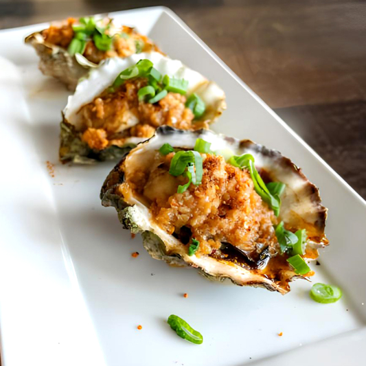 B07. Grilled Garlic Oyster 霸王生蚝