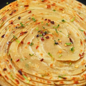 Pudina Lacha Paratha