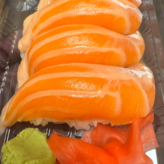 13. Salmon Belly Nigiri (2 pcs)
