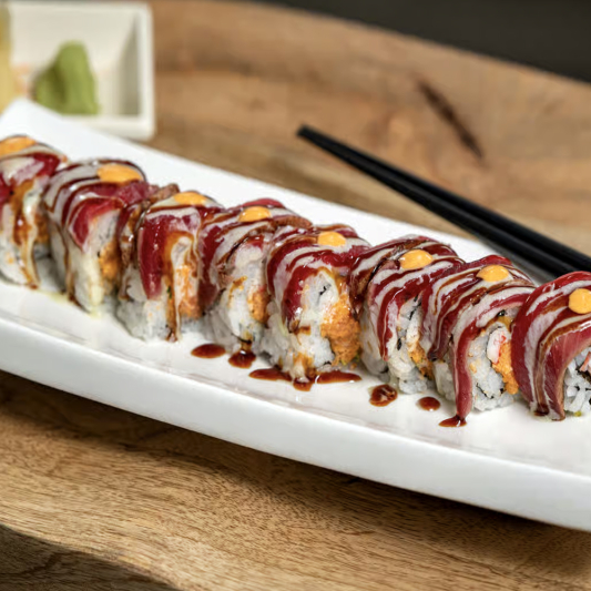 60. Black Dragon Roll (8 pcs)