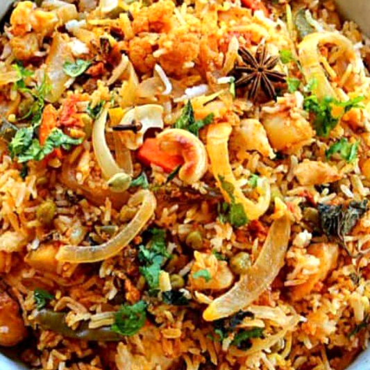 Mixed Vegetable Biryani 