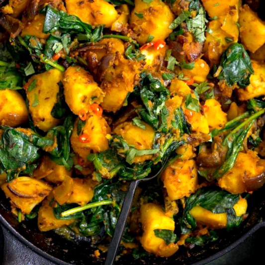 Saag Aloo