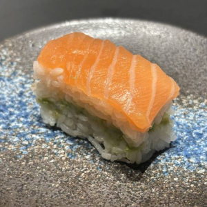 Salmon & Avocado Pressed Sushi (2 Layers)