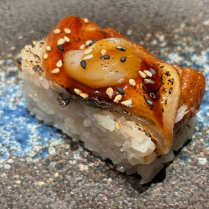 Unagi & Scallop Pressed Sushi (1 Layer)