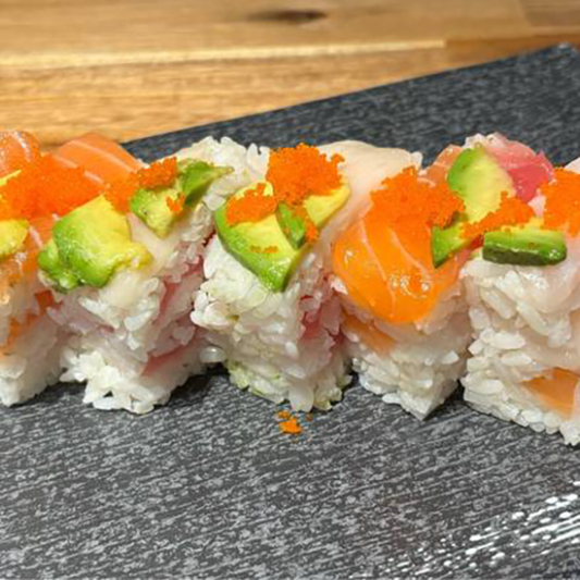 Rainbow Pressed Sushi (3 Layers)