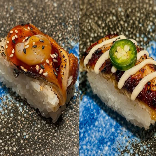 Pressed Unagi Sushi (8 pcs)