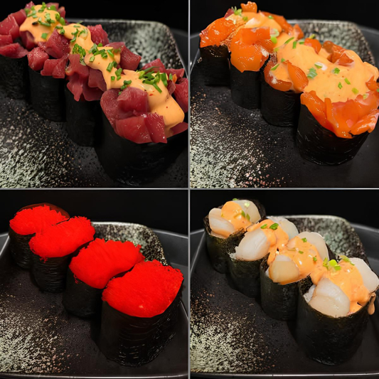 Gunkan Sushi Nigiri (4 pcs) 軍艦寿司