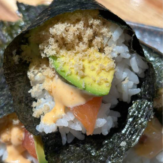 Spicy Salmon Hand Roll
