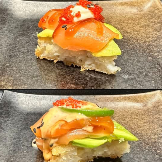 Salmon Sushi Pizza