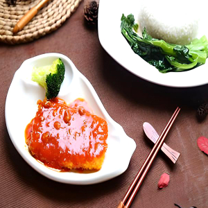 Pork Chop with Tomato Sauce on Rice 鲜茄猪扒饭