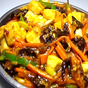 Bean Curd with Minced Pork in Fish Sauce 鱼香肉碎煮豆腐