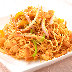 Stir Fried Vermicelli in Singapore Style 星洲炒米